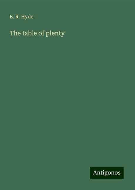 The table of plenty