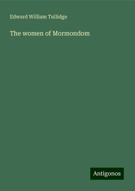 The women of Mormondom