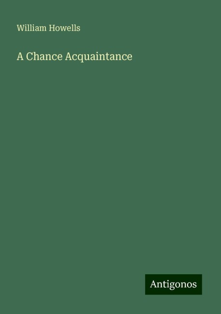 A Chance Acquaintance