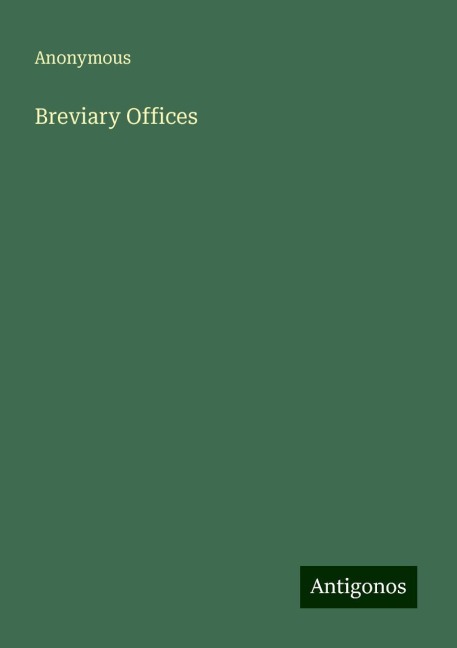 Breviary Offices