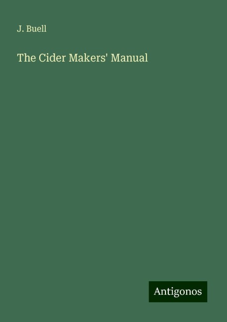 The Cider Makers Manual