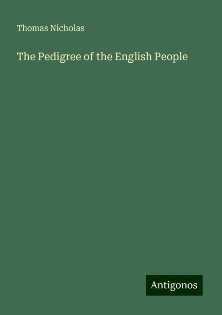The Pedigree of the English People