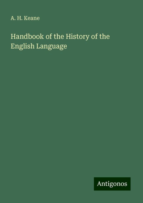 Handbook of the History of the English Language