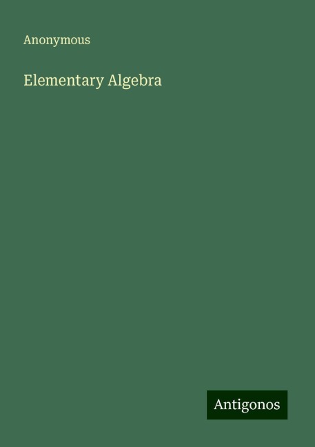 Elementary Algebra