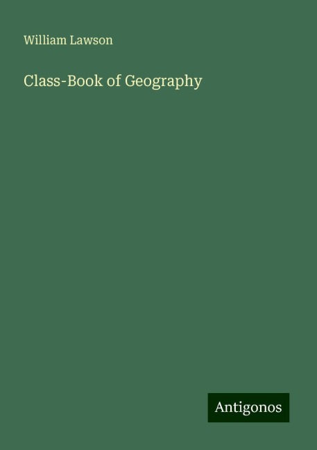 Class-Book of Geography