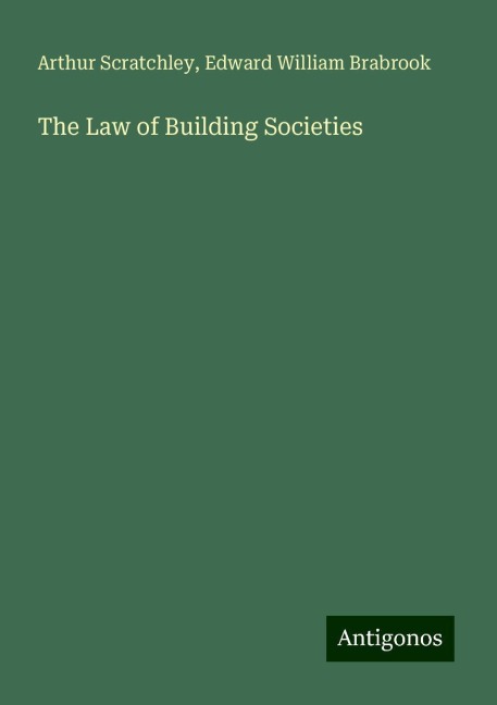 The Law of Building Societies
