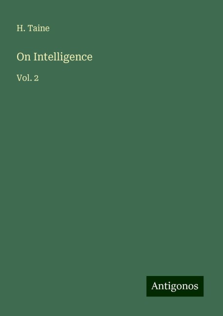On Intelligence: Vol. 2