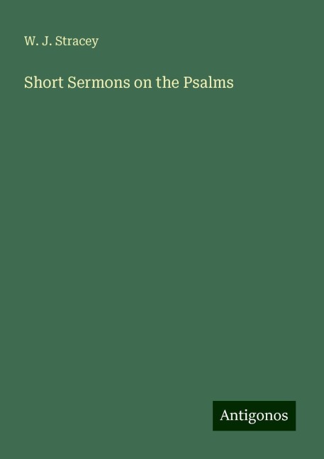 Short Sermons on the Psalms