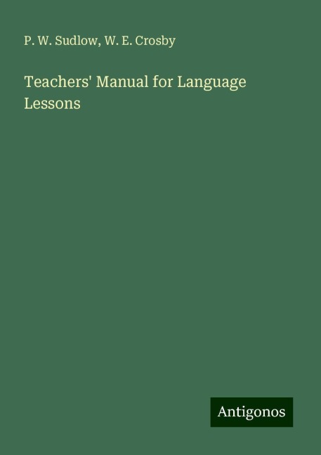 Teachers Manual for Language Lessons