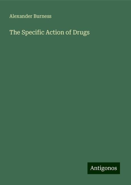 The Specific Action of Drugs