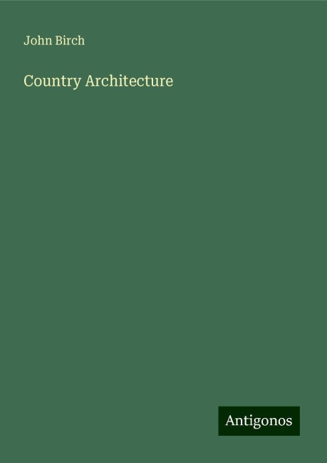 Country Architecture
