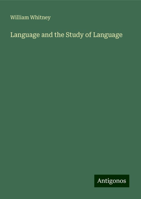 Language and the Study of Language