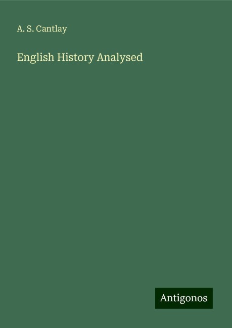 English History Analysed