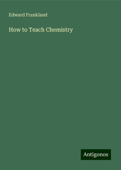 How to Teach Chemistry
