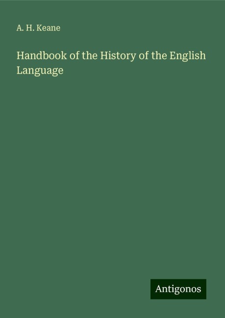 Handbook of the History of the English Language