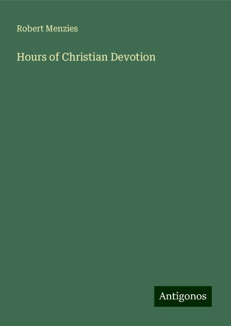 Hours of Christian Devotion