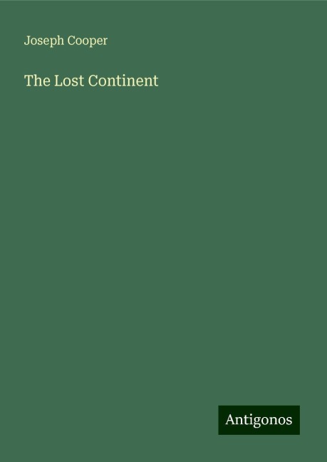 The Lost Continent