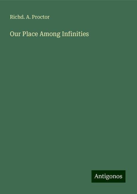 Our Place Among Infinities