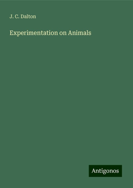 Experimentation on Animals