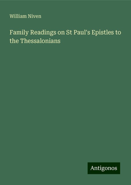 Family Readings on St Pauls Epistles to the Thessalonians
