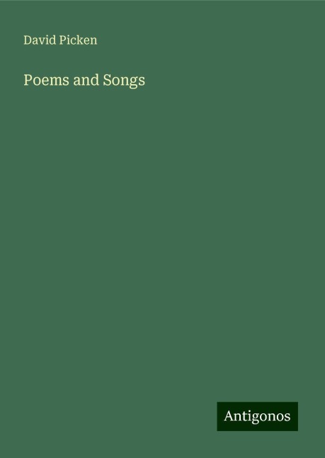 Poems and Songs