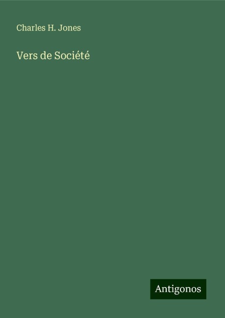 Vers de Société