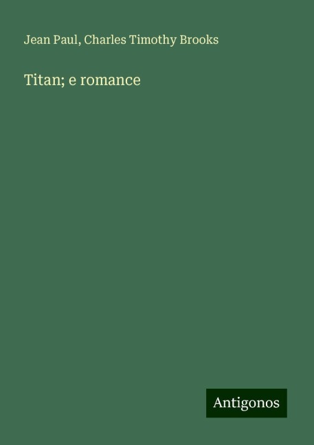 Titan; e romance