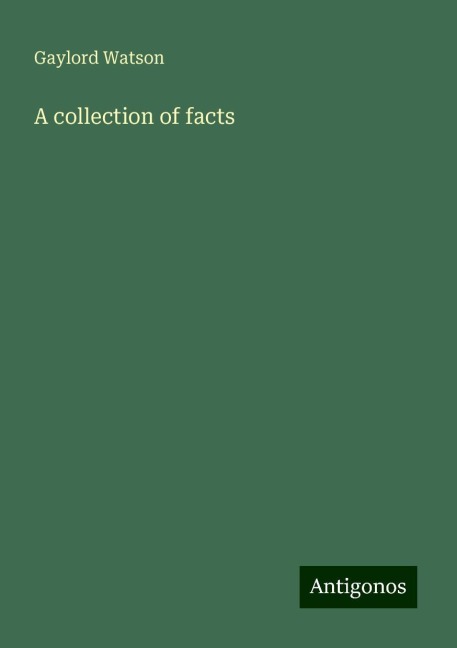 A collection of facts