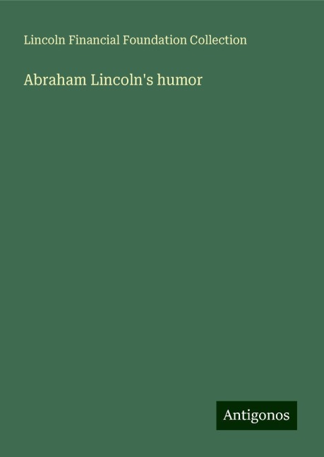Abraham Lincolns humor