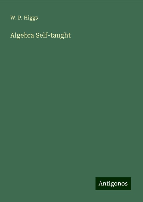 Algebra Self-taught