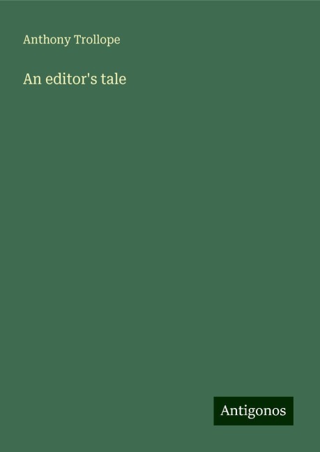 An editors tale