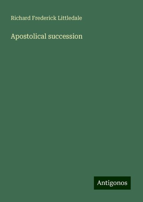 Apostolical succession