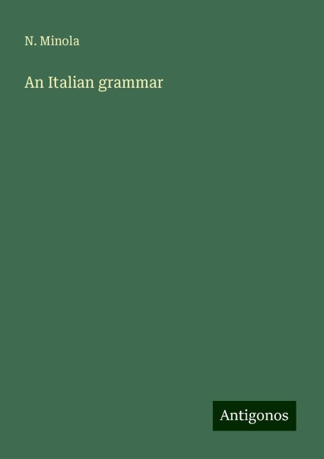 An Italian grammar