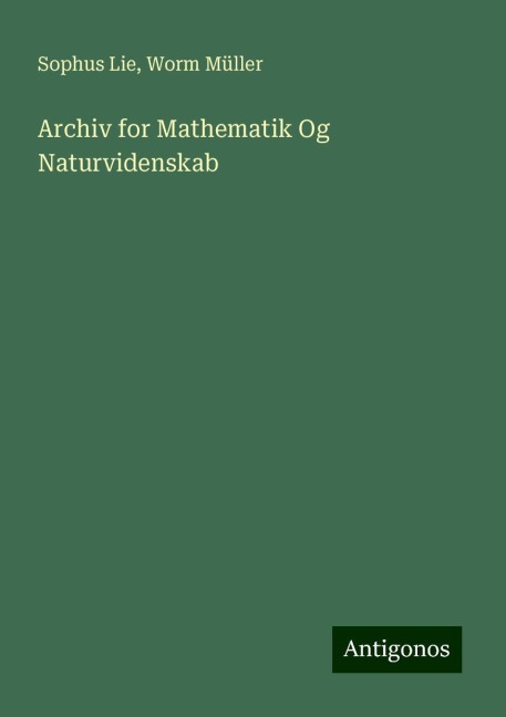 Archiv for Mathematik Og Naturvidenskab