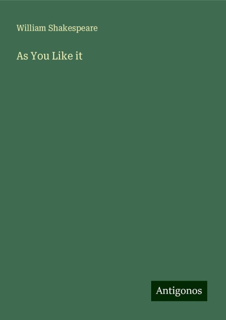 As You Like it