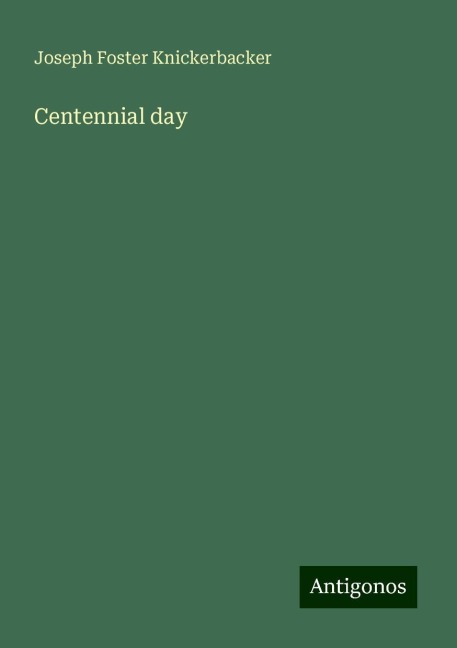 Centennial day