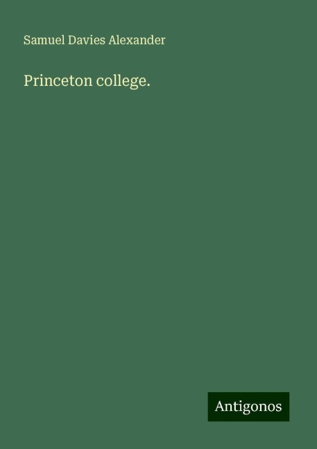 Princeton college.