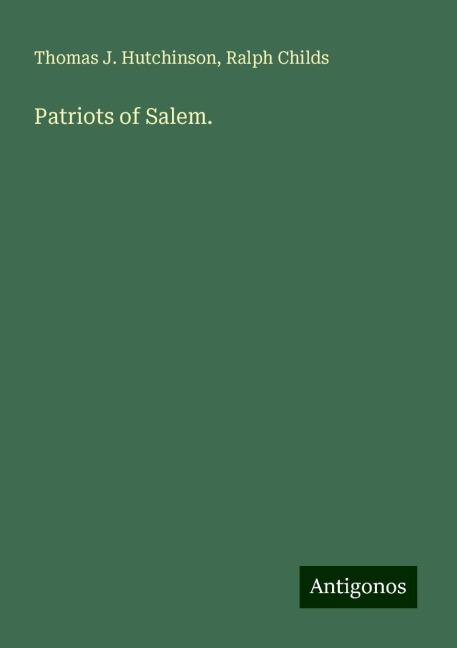 Patriots of Salem.