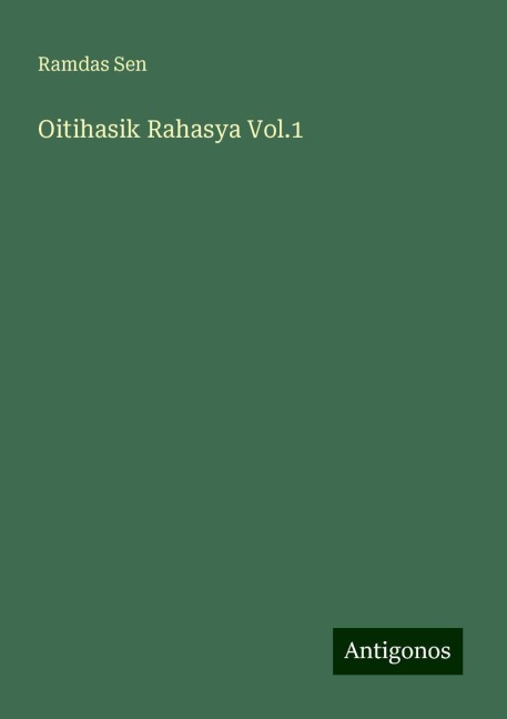 Oitihasik Rahasya Vol.1