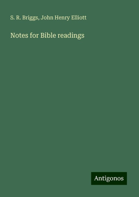 Notes for Bible readings