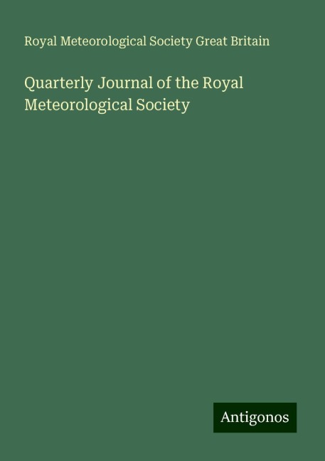Quarterly Journal of the Royal Meteorological Society