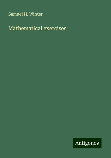 Mathematical exercises