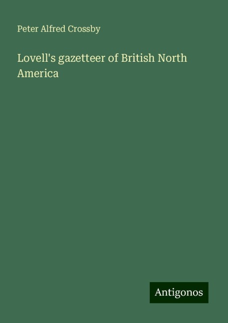 Lovells gazetteer of British North America
