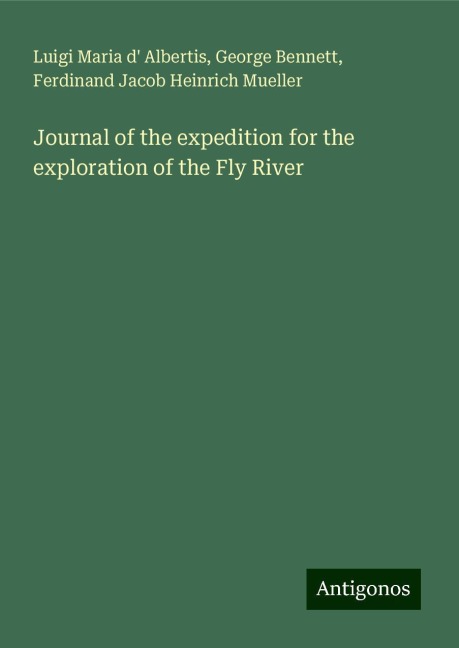 Journal of the expedition for the exploration of the Fly River
