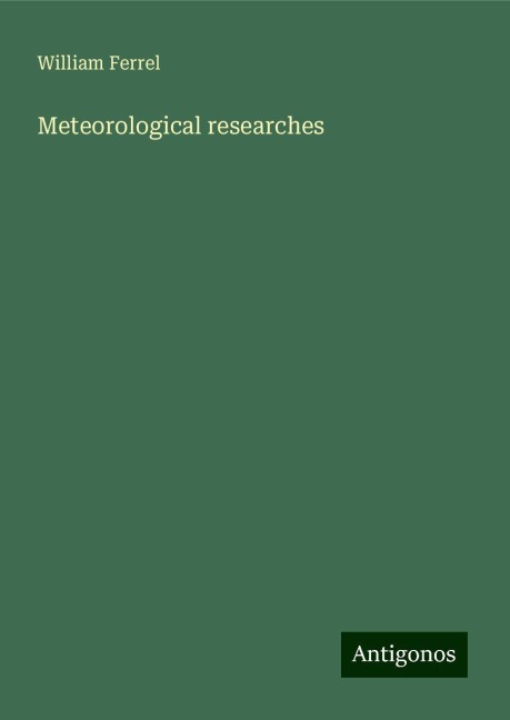 Meteorological researches