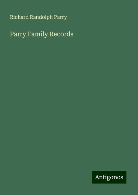 Parry Family Records