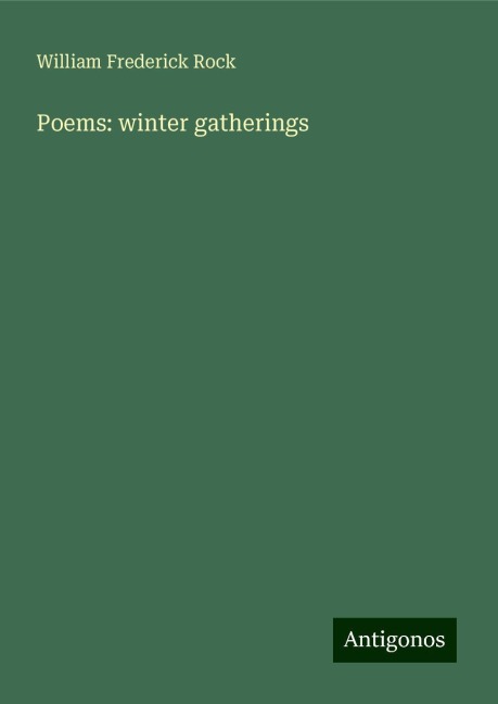 Poems: winter gatherings