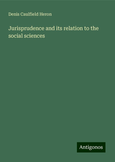 Jurisprudence and its relation to the social sciences