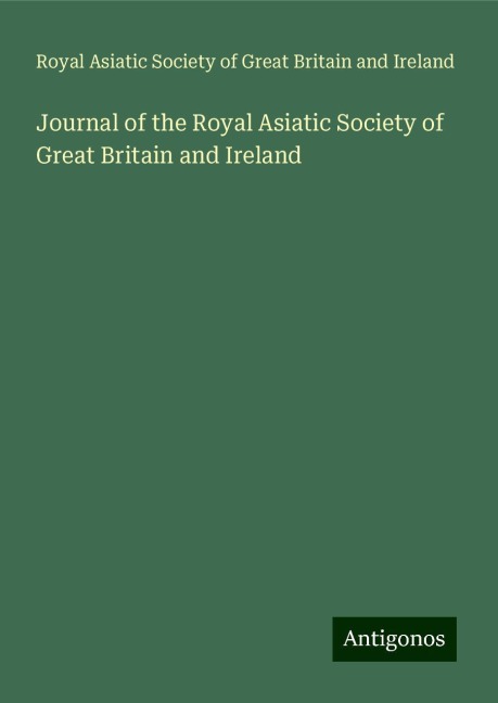 Journal of the Royal Asiatic Society of Great Britain and Ireland