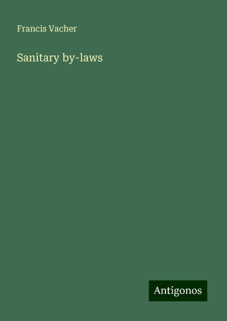 Sanitary by-laws
